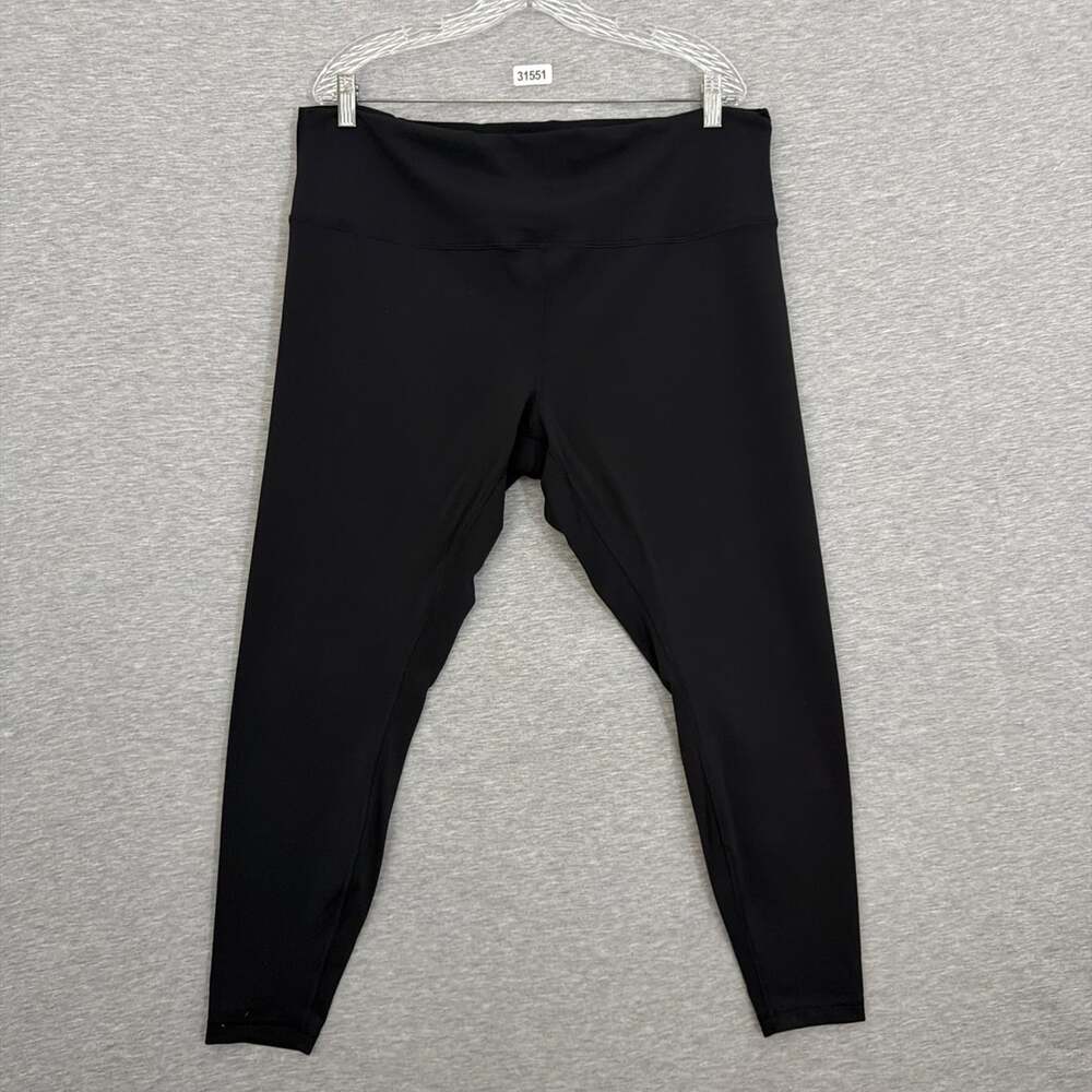 Lululemon Women's Plus 20 Black Wunder Train SmoothCover High Rise Tight 28"